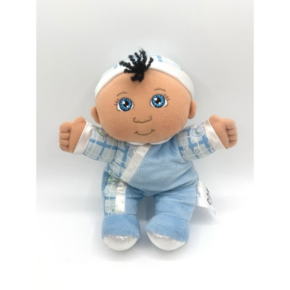 Cabbage Patch Kids Blue Baby Boy Doll Soft Cloth First for Infant Toddler 2010